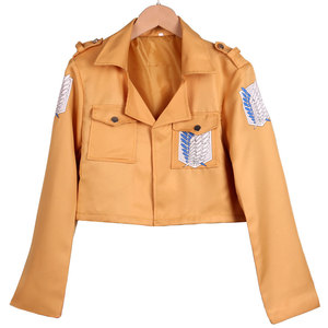 เสื้อแจ็คเก็ต Gupao Apparel Attack on Titan Survey Corps สำหรับคอสเพลย์อนิเมะ ทำจากโพลีเอสเตอร์ เหมาะสำหรับฮาโลวีนและการเล่นบทบาทสมมติ - Product Image 1