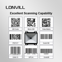 Module de lecteur de codes-barres 1D 2D intégré pour borne de validation de bus, scanner de codes QR USB haute vitesse