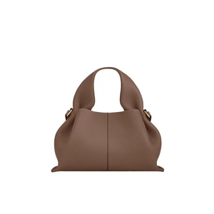 กระเป๋าสะพายไหล่และพาดลำตัวรูปเมฆ niche, กระเป๋าถือหนังวัวแบบเรียบง่ายและมีสไตล์ - Product Image 6