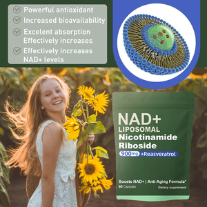 Cápsulas de Resveratrol y NAD+ ACORN, Nicotinamida Ribósido, Energía Mejorada, Suplementos NAD Antienvejecimiento - Product Image 2