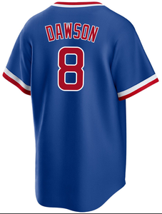 Maillots de baseball rétro pour hommes, 8 <span class=keywords><strong>Andre</strong></span> Dawson, 7 Dansby Swanson, 24 Cody Bellinger, vente en gros, maillots cousus rétro - Product Image 3
