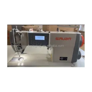 Nova máquina de costura industrial Siruba DL 7200 com agulha única e acionamento direto e aparador de linha