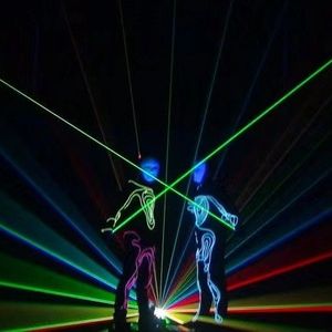 RICHSHINING Télécommande LED laser coloré rechargeable armure lumineuse costume Nightclub Bar Light Show <span class=keywords><strong>Casque</strong></span> pour cosplay Party - Product Image 5