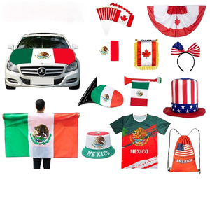 Kit de Apoyo para Aficionados al Fútbol 2026: <span class=keywords><strong>Bandera</strong></span> de País de Fútbol de 3x5 pies con Capa Patriótica, Calcetines, Bufanda, Gorro, Muñequeras y <span class=keywords><strong>Bandera</strong></span> de Mano - Product Image 6