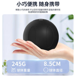 Balle de massage électrique TPE pour le cou, la taille, les pieds, le fitness, le yoga, noire, 400g, unisexe, Ty 516 - Product Image 4