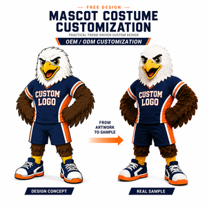 Costume de mascotte de football professionnel en EVA pour personnages de films et de séries télévisées, design tigre, adulte unisexe, service OEM - Product Image 1