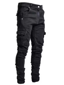 Jeans stretch pour <span class=keywords><strong>homme</strong></span> 2025, poches latérales, coupe slim, jeans skinny - Product Image 2