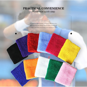 Aofeite कस्टम टेनिस जेब कपास खेल बच्चों फुटबॉल बैंड wristbands sweatbands कलाई पसीना बैंड - Product Image 4
