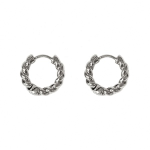 Heart Fruit Flower Earrings <b>for</b> <b>Women</b> Sculptural Earrings Stainless Steel Exaggerated Geometric Earrings - Product Image 6