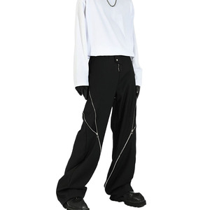 <span class=keywords><strong>Pantaloni</strong></span> da ginnastica in Nylon con taglio a vento personalizzato <span class=keywords><strong>pantaloni</strong></span> da <span class=keywords><strong>uomo</strong></span> larghi e larghi <span class=keywords><strong>pantaloni</strong></span> in Nylon da paracadute - Product Image 4