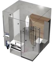 Sauna de Hemlock OEM para 2 Personas, Panel Táctil Inteligente, Lista para Marca Privada, Certificación CE/ETL, Empaque Plano para Distribuidores Globales