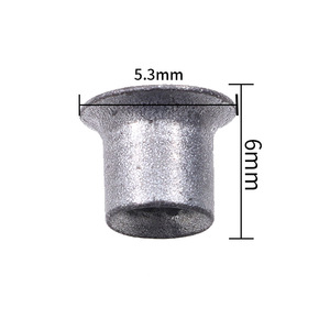 Rivets aveugles en acier de 5,3 mm de diamètre à tête bouton, autotaraudeurs pour la fixation de carrosseries automobiles - Product Image 1