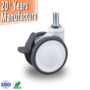 Hersteller Großhandel 3 "4" 5 "Medical 250kg Verriegelung Professional Lightweight M12 Swivel Central Tpr Bolt <span class=keywords><strong>Caster</strong></span> Wheel - Product Image 4