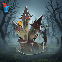 Jouet éducatif STEAM en mousse 3D écologique pour la construction d'une maison hantée d'Halloween, pour les enfants de 2 à 13 ans, unisexe