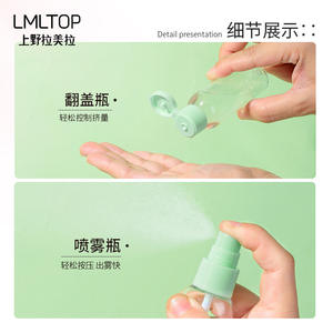 Juego de Botellas de Viaje Lmltop, 8 Piezas, Botellas de Spray Cosméticas de 50 ml con Espejo y Peine SY766 - Product Image 2