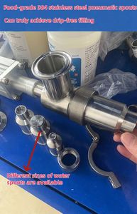 Double Head <b>30L</b> 80L 160LSemi-Automatic Filling Machine for Pure Water Ketchup for Toilets Cleaner Detergent Oil Consumption <b>Bags</b> - Product Image 2