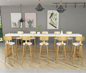 Multi size Semplice <span class=keywords><strong>bar</strong></span> <span class=keywords><strong>tavolo</strong></span> e sedia combinazione di moderno semplice arte del ferro in legno massello soggiorno <span class=keywords><strong>bar</strong></span> casual di alta da <span class=keywords><strong>tavolo</strong></span> - Product Image 5