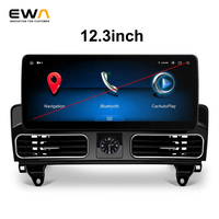 Navigation GPS Android pour Benz 2016-19 GLE/GLS NTG5.0 Écran tactile 12,3 pouces Système de suivi Lecteur multimédia de voiture
