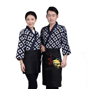Giacca da cameriere giapponese traspirante per ristorante, hotel, pizzeria, cucina, camicia da donna, uniforme da chef unisex - Product Image 4
