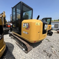 Mini-excavatrice CAT305.5E2 d'occasion en bon état, directement de l'usine, économique, haute performance, accepte la personnalisation des accessoires
