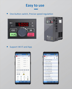Variateurs de fréquence haute performance Série SINEE EM730 EM730-0R4-2B 0,4 kW 220 V Monophasé/Triphasé pour pompe - Product Image 1