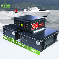 Baterai Kapal LiFePO4 Kustom Pabrik CTS 48V 72V 96V 200Ah 300Ah Paket Baterai Lithium Ion untuk Kapal Pesiar