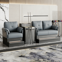 Ensemble de canapés personnalisés pour salle de billard, canapé en cuir PU confortable, chaise de spectateur de snooker, canapé de billard pour regarder les jeux