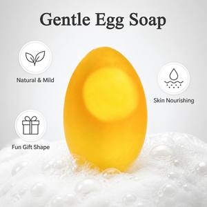 สบู่ไข่ธรรมชาติทำมือ รักษาสิว ทำความสะอาดรูขุมขน ควบคุมความมัน บำรุงผิวชุ่มชื้น ใช้ได้ทั้งอาบน้ำและล้างหน้า - Product Image 3