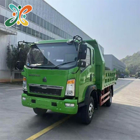 Promotion : Camion benne léger Sinotruk Howo 6 roues 130 CV, 8 tonnes, mini-benne, occasion, 4x2