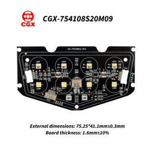 CGX 3030 IRPC デュアルライト赤外線ホワイトIR LEDアレイモジュールPCBAナイトビジョン照明ボード（セキュリティカメラ用）850nm 940nm - Product Image 4