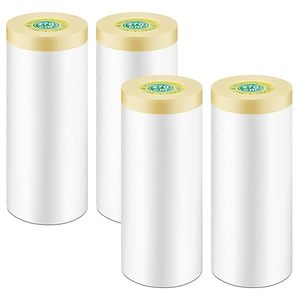 <span class=keywords><strong>Carta</strong></span> per mascheratura per pittura pellicola per mascheramento per Auto vernice adesivo pellicola protettiva rotolo per verniciatura copertura carrozzeria Auto - Product Image 1