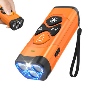 Ultrasonic Dog Repeller Three Head Portable <b>Bark</b> <b>Control</b> Device Orange Color - Product Image 3