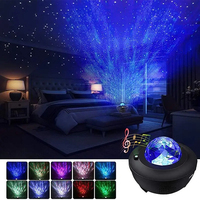 Projecteur d'étoiles USB, projecteur de lumière nocturne pour chambre à coucher, ciel étoilé avec haut-parleur musical, projecteur laser d'étoiles BT Music