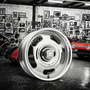 20 इंच का सिल्वर रैली व्हील रिम स्टील नई स्थिति 108 मिमी 127 मिमी 139.7 मिमी 114.3 मिमी 120.65 सेमी - Product Image 2