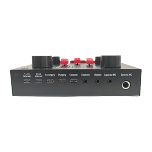 Demao V8S bán buôn USB Card âm thanh với âm thanh mixer giao diện âm thanh hội đồng quản trị giọng nói Changer cho PC chơi Game ghi âm - Product Image 2