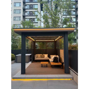 Carpas de Jardín para Eventos, Carpa Plegable Tipo Gazebo Personalizada de 3x3m, Carpa de Jardín para Bodas con Recubrimiento en Polvo para Balcón - Product Image 2