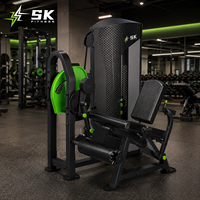 Mesin Latihan Kaki SK Leg Extension & Leg Curl 2 in 1, Mesin Beban Pin Loaded, Peralatan Gym untuk Latihan Kekuatan Tubuh Bagian Bawah