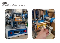 Machine à estamper à chaud semi-automatique pneumatique pour cuir 220V Nouveau