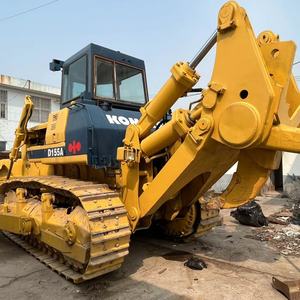 Nueva llegada: Bulldozer de cadenas Komatsu D155A usado de alta calidad, modelo 2022, con bomba de cojinetes de motor y capacidad de planchado de 8.8m - Product Image 2