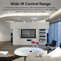Control Remoto Universal Inteligente WiFi RSH con IR y RF, Código de Aprendizaje, para TV, Aire Acondicionado, Ventilador, Reproductor de DVD, Función de Temporizador Automático, USB