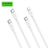 Câble USB-C vers USB-C de charge rapide PD 65W en gros, câble de données TPE 1m Type C 3A pour téléphones mobiles