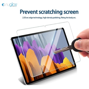 Nuglas 2.5D clear 9H Protector de pantalla de vidrio templado antiarañazos a prueba de golpes para <span class=keywords><strong>Galaxy</strong></span> Tab S9 S9 <span class=keywords><strong>FE</strong></span> S8 <span class=keywords><strong>S7</strong></span> - Product Image 2