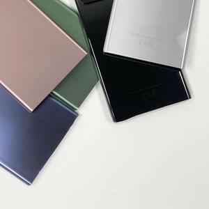 Tapa de batería para <span class=keywords><strong>Samsung</strong></span> <span class=keywords><strong>Galaxy</strong></span> Note 20 20 <span class=keywords><strong>Ultra</strong></span> 5G <span class=keywords><strong>N20</strong></span> N980 N986 Cristal trasero - Product Image 2
