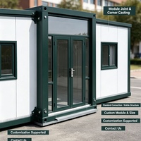 Maison préfabriquée résistante aux tremblements de terre, étanche, en panneaux sandwich EPS, design contemporain, villa, abri pour voiture, entrepôt