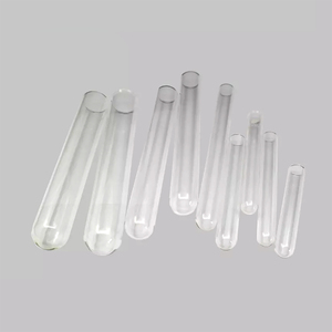 Tubo de prueba de vidrio de borosilicato, tubo de cultivo de vidrio liso transparente para <span class=keywords><strong>laboratorio</strong></span> - Product Image 4