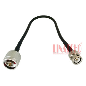 30cm 50ohm rg58u đồng trục <span class=keywords><strong>RF</strong></span> <span class=keywords><strong>duplexer</strong></span> <span class=keywords><strong>Repeater</strong></span> Cáp Jumper N nam để BNC Nam cho cáp Thông tin liên lạc - Product Image 4