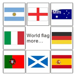 Autocollants pour le visage avec drapeau national RF pour les fans, club de football, événement sportif, tatouage pour supporters, personnalisable, adhésif, imperméable, géométrique moderne - Product Image 5