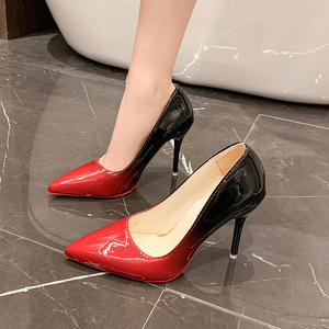 Cina vendita calda all'ingrosso <span class=keywords><strong>scarpe</strong></span> tacco alto di grandi dimensioni ufficio moderno Casual tacco alto <span class=keywords><strong>scarpe</strong></span> per le donne e le signore - Product Image 5