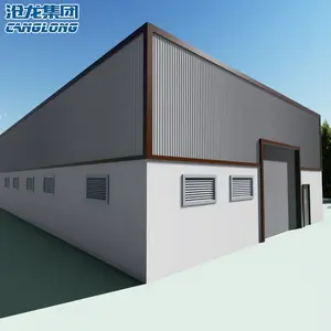Cost Effective Assembling Light Frame House Fast Installation Metal Warehouse Large -span Steel Structure Workshop