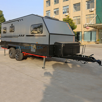 Caravane tout-terrain familiale Honlu 2025, grande taille, économique, 4x4, camping-car, caravane de voyage, remorque australienne